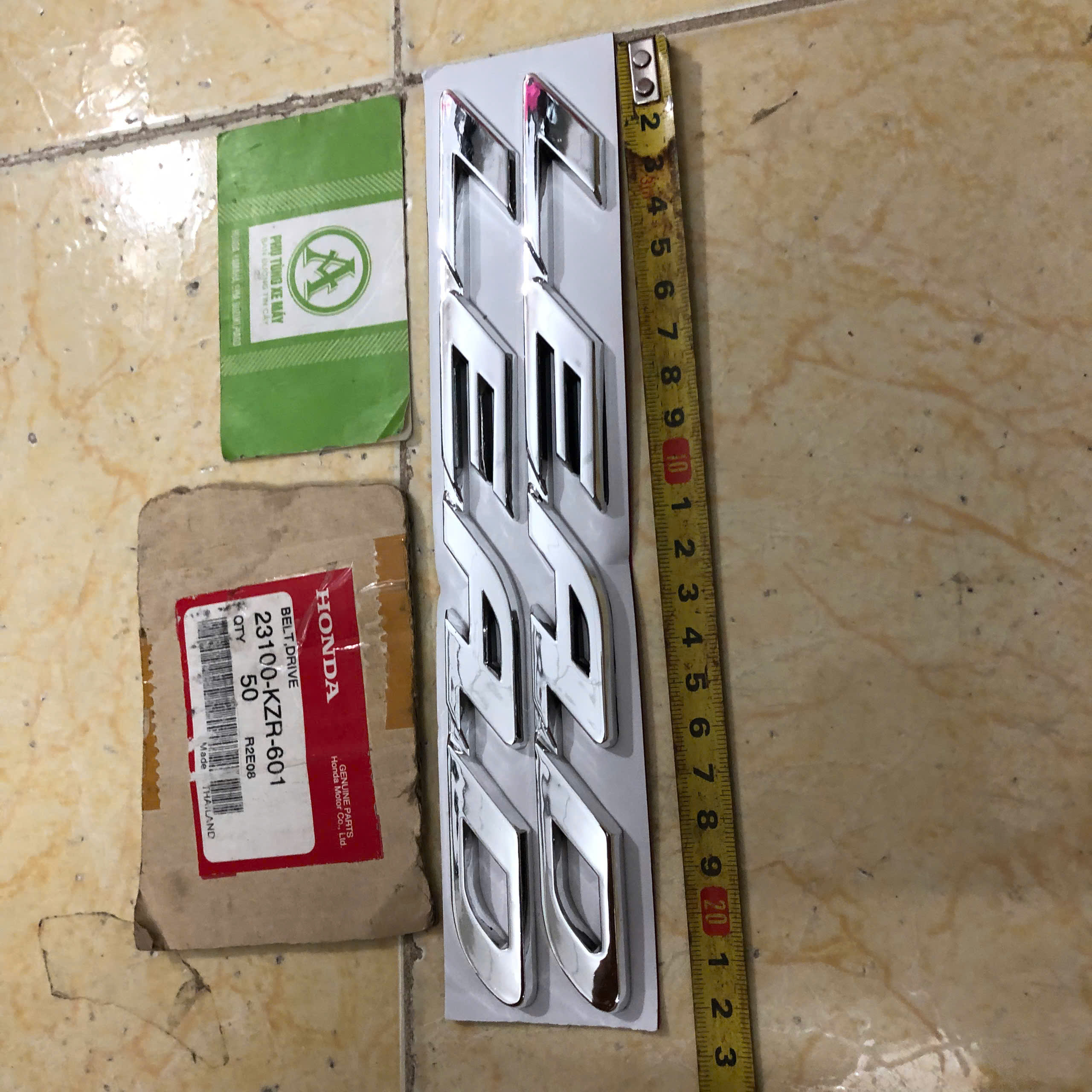 Bộ tem nổi dán xe Lead 2009 - 2012 (giá 1 cặp) màu Bạc