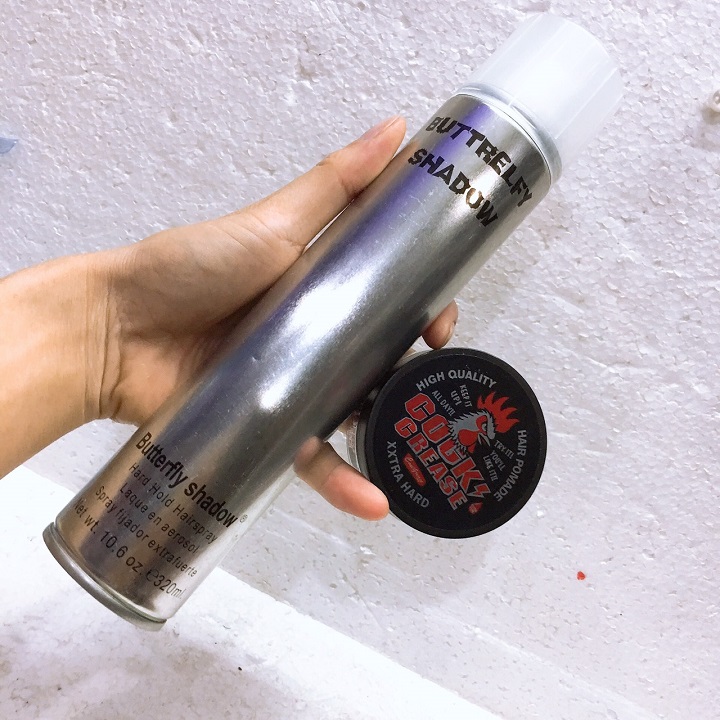 Combo Gôm Sáp Con Gà và Gôm Xịt Tóc Cứng