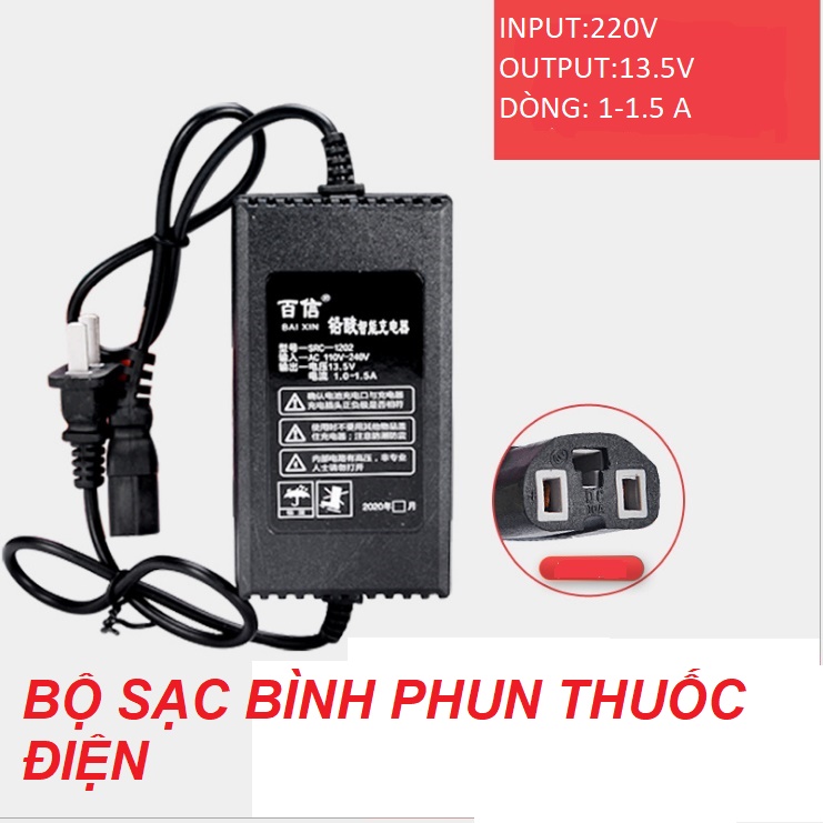 Cục sạc bình xịt điện 12v