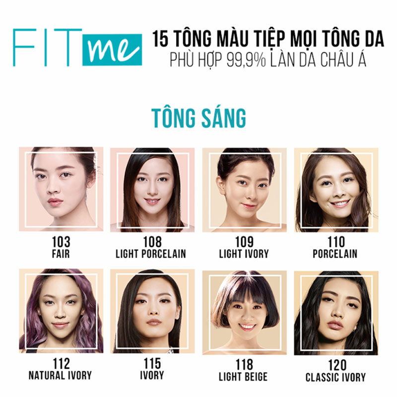 Kem Nền Maybelline Fit Me Matte + Poreless (30ml)