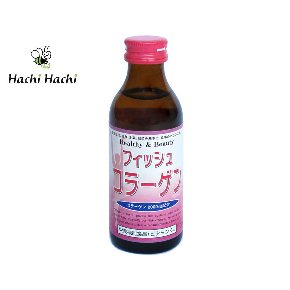 Thực phẩm bổ sung: Nước uống Collagen chiết xuất từ cá 100ml -  Hachi Hachi Japan Shop