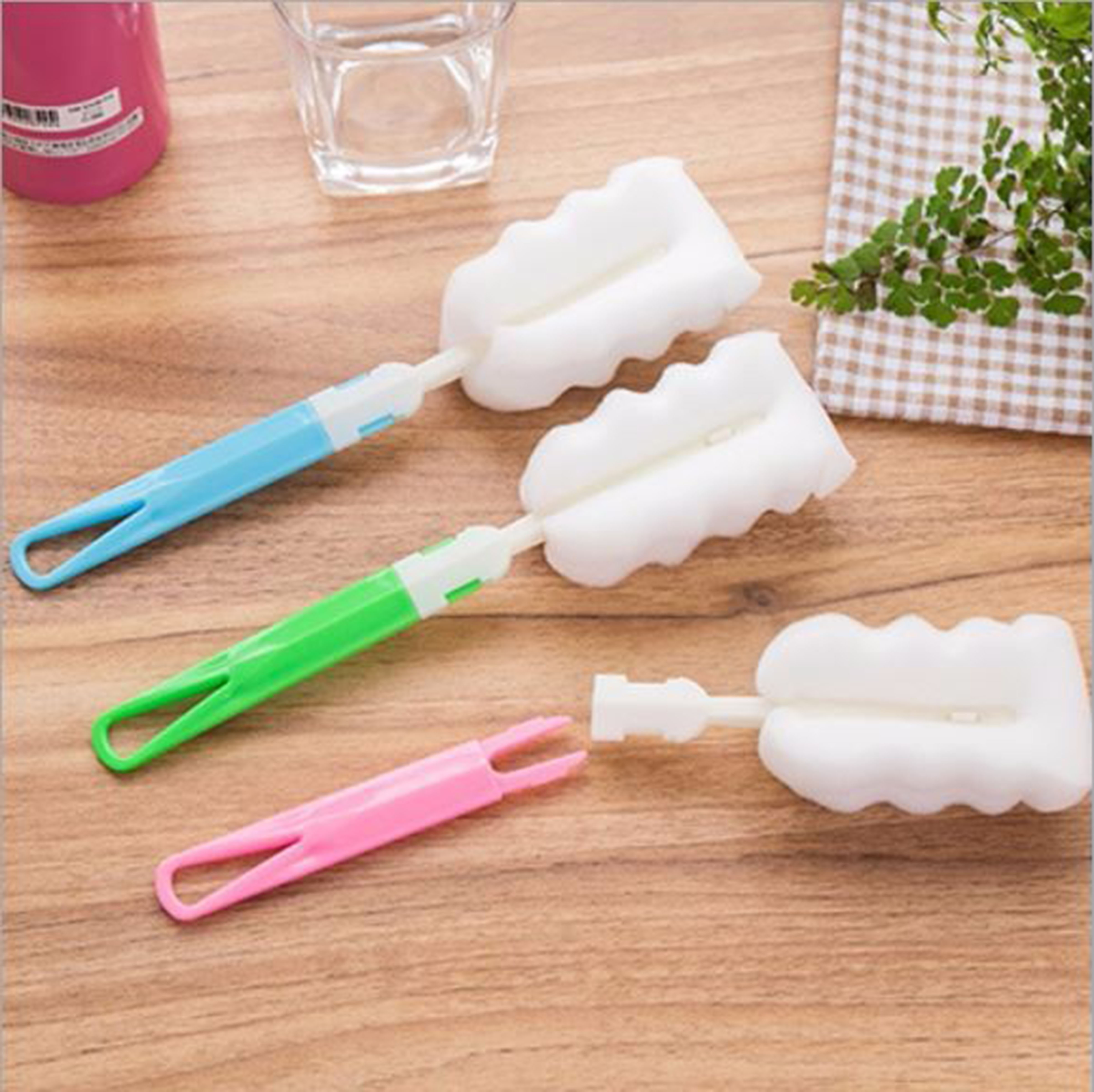 [HCM](COMBO 2) Dụng Cụ Cọ Rửa Ly/ Bình Sữa Chai Lọ Tiện Dụng H048
