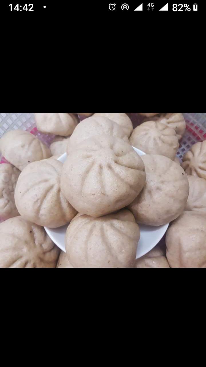 bánh bao lứt  thuần chay (thực dưỡng)