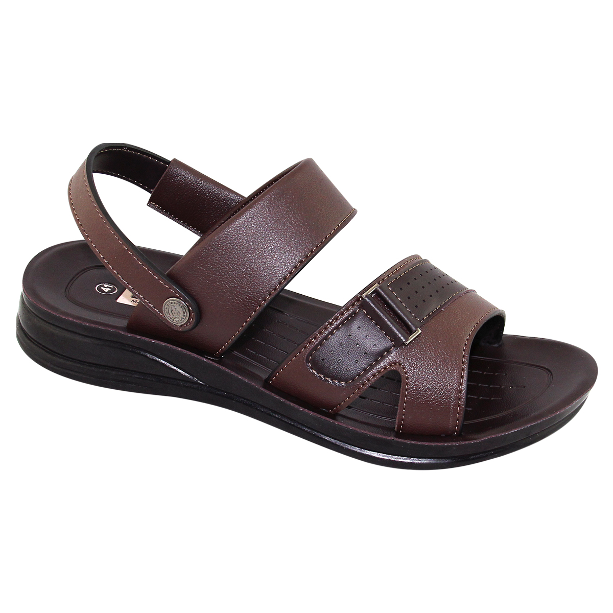 Giày sandal quai hậu da đế bằng nam bita's sum.96 - bitas