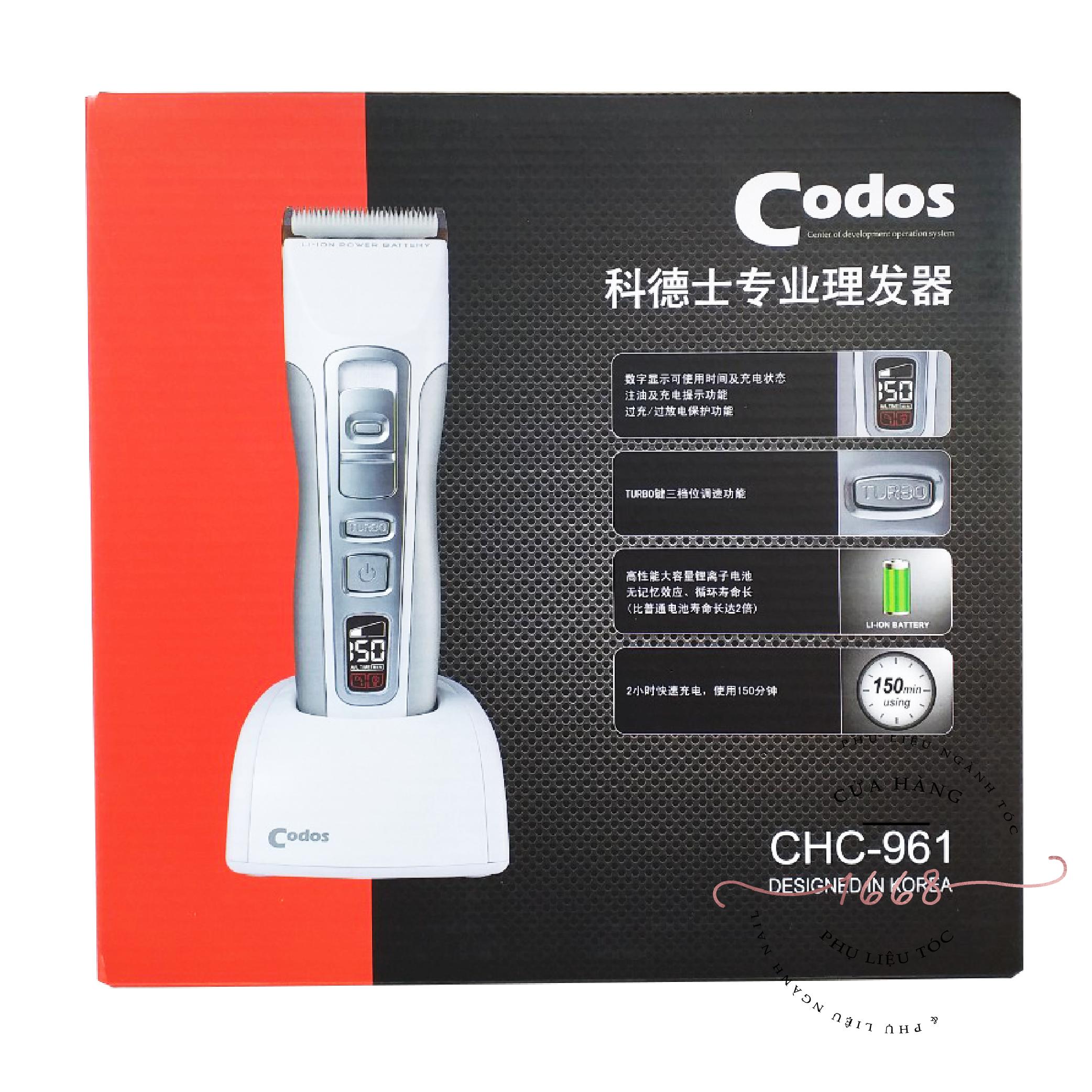 Tông đơ cắt tóc chuyên nghiệp Codos CHC-961