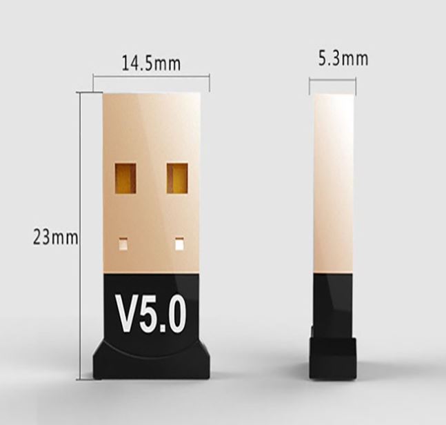 USB Bluetooth 5.0 cho PC -USB Bluetooth Máy tính kết nối 20m V5.0
