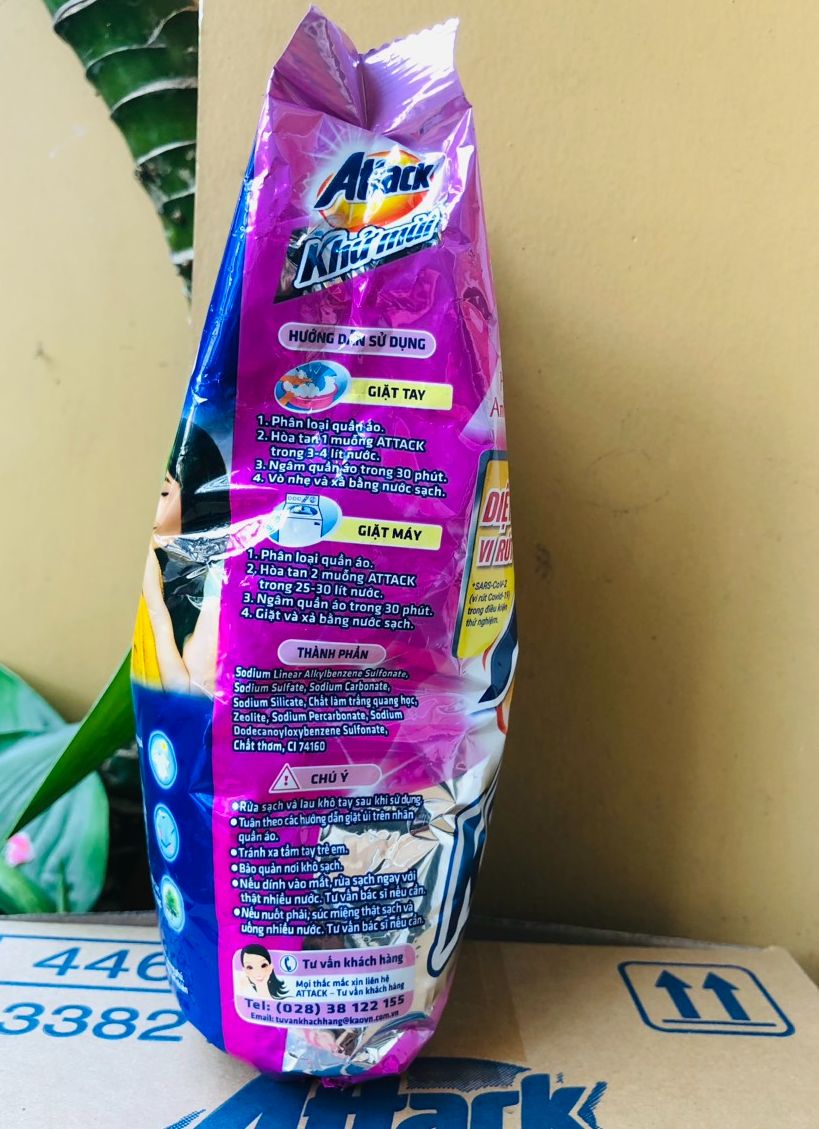 Bột giặt Attack - Hương Anh Đào 720g