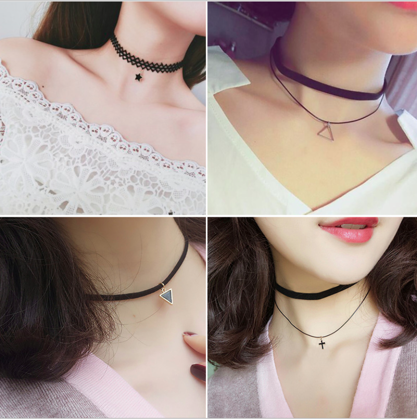 [HCM]Combo 10 vòng cổ choker siêu cá tính
