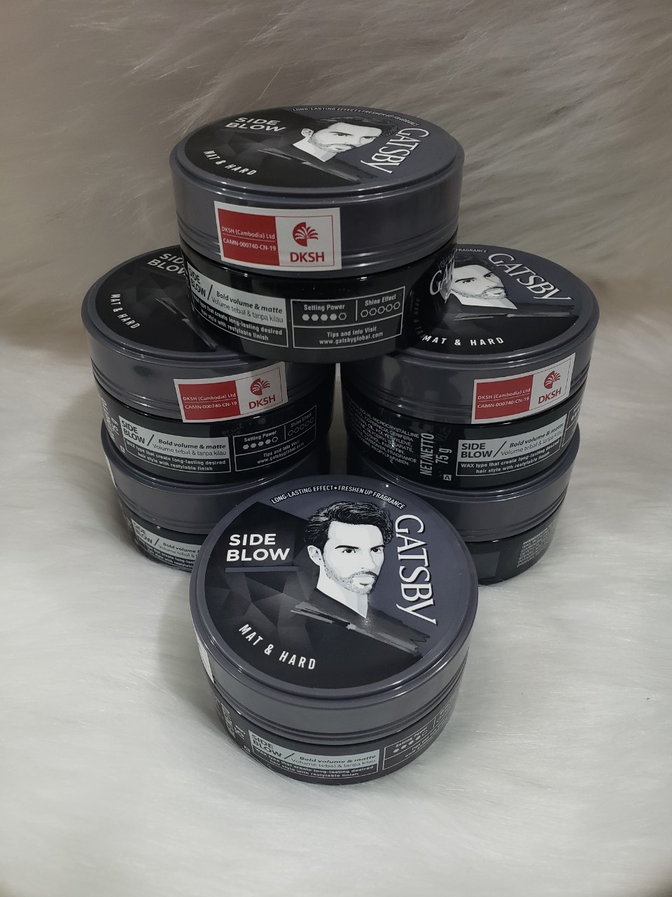 [HCM]Wax vuốt tóc Gatsby Mat & Hard xám 75g (mẫu mới)
