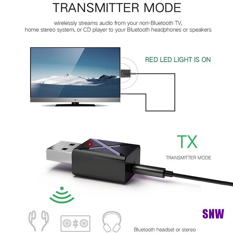 USB Bluetooth thu phát 2 in 1 KN320 Bluetooth 5.0