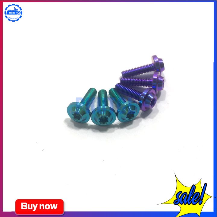 [HCM]Ốc Nắp Dầu 4LI15 GR5 Đầu Dù - TitanLục Bảo ( Giá 1 Con)