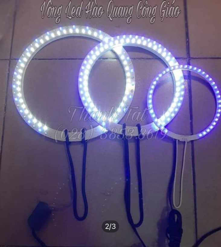 Vòng Led Hào Quang Công Giáo ( Đủ kích thước )