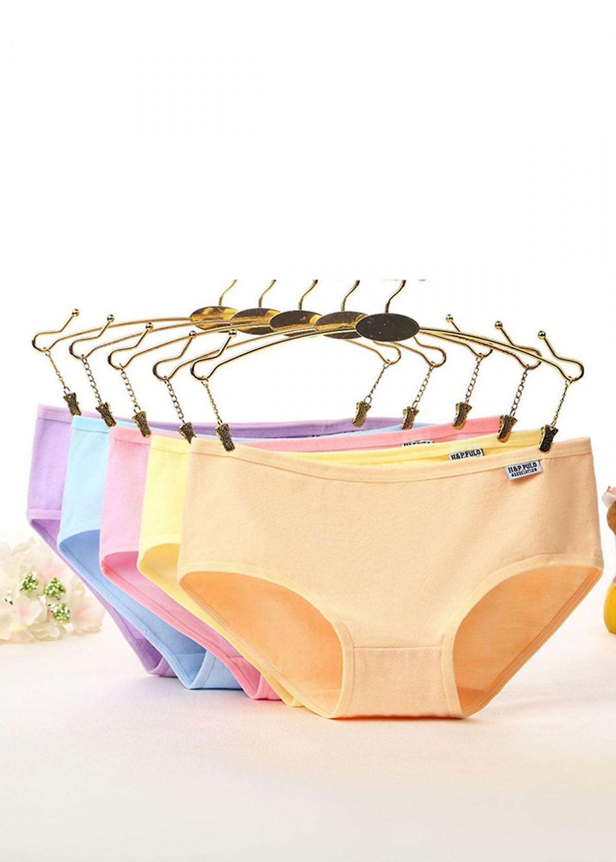 Combo 10 quần lót cotton trơn