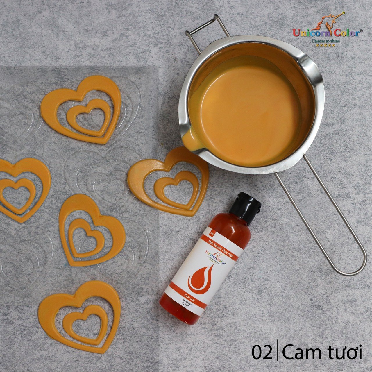 [Freeship + Quà Tặng 10k ]Màu dầu pha socola Unicorn Đông Tiến chai 80ml