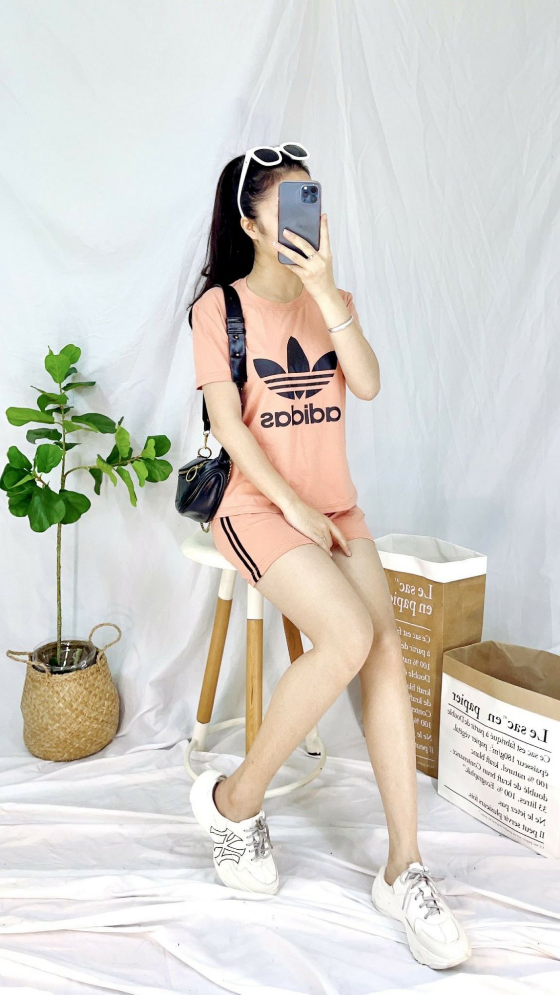 Bộ thể thao cotton adi.das / set đồ nữ / bộ đồ nữ