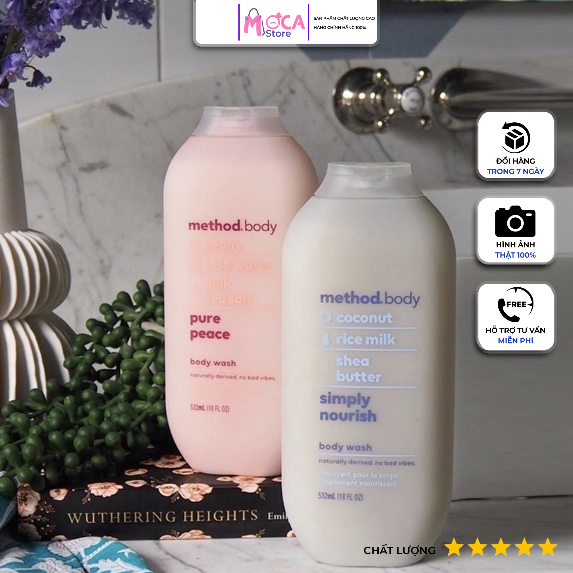 Sữa Tắm Organic Method Body Chai 532ml