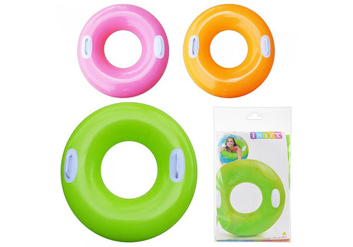 Float swimming circle diameter 76cm bright colors highlight suitable for children and adult large ocean-going, travel-lylysports