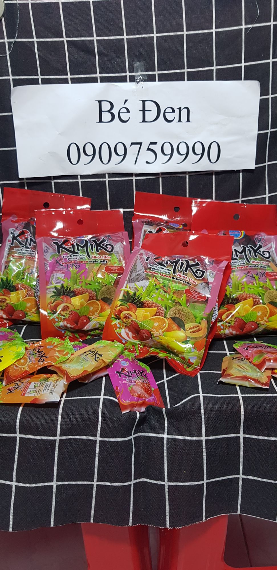 [HCM]Thạch rau câu Kimiko 216g
