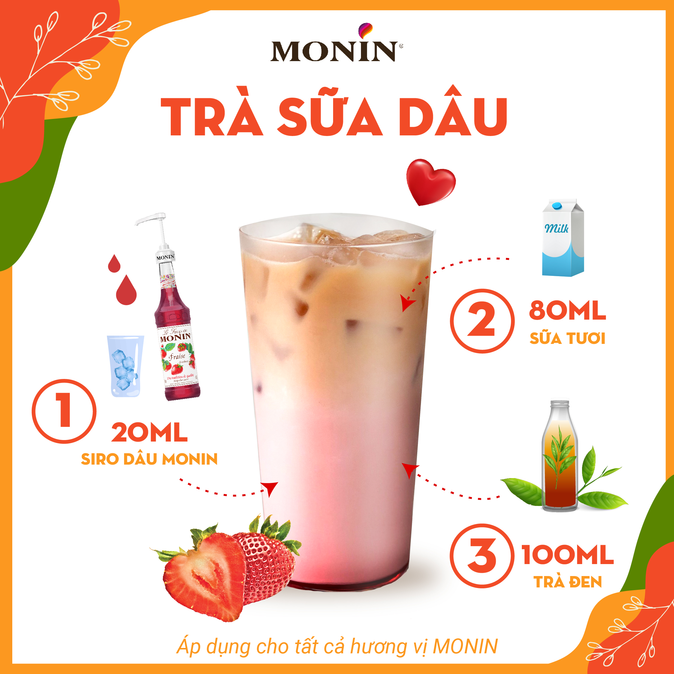Siro Dâu MONIN - 700ML