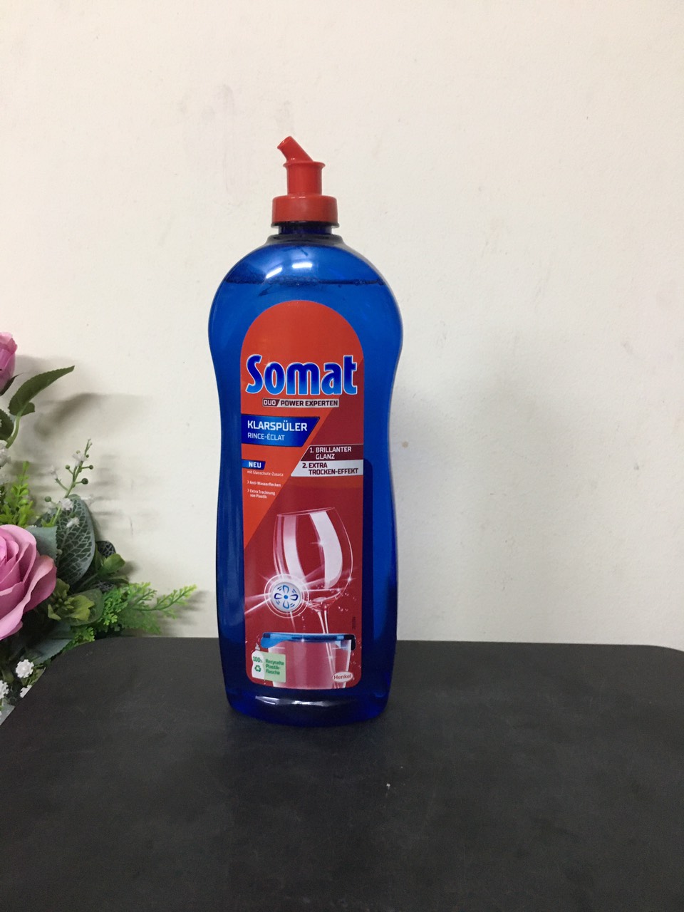 Nước trợ xả Somat cho máy rửa chén bát ( nước làm bóng ) chai 750ml