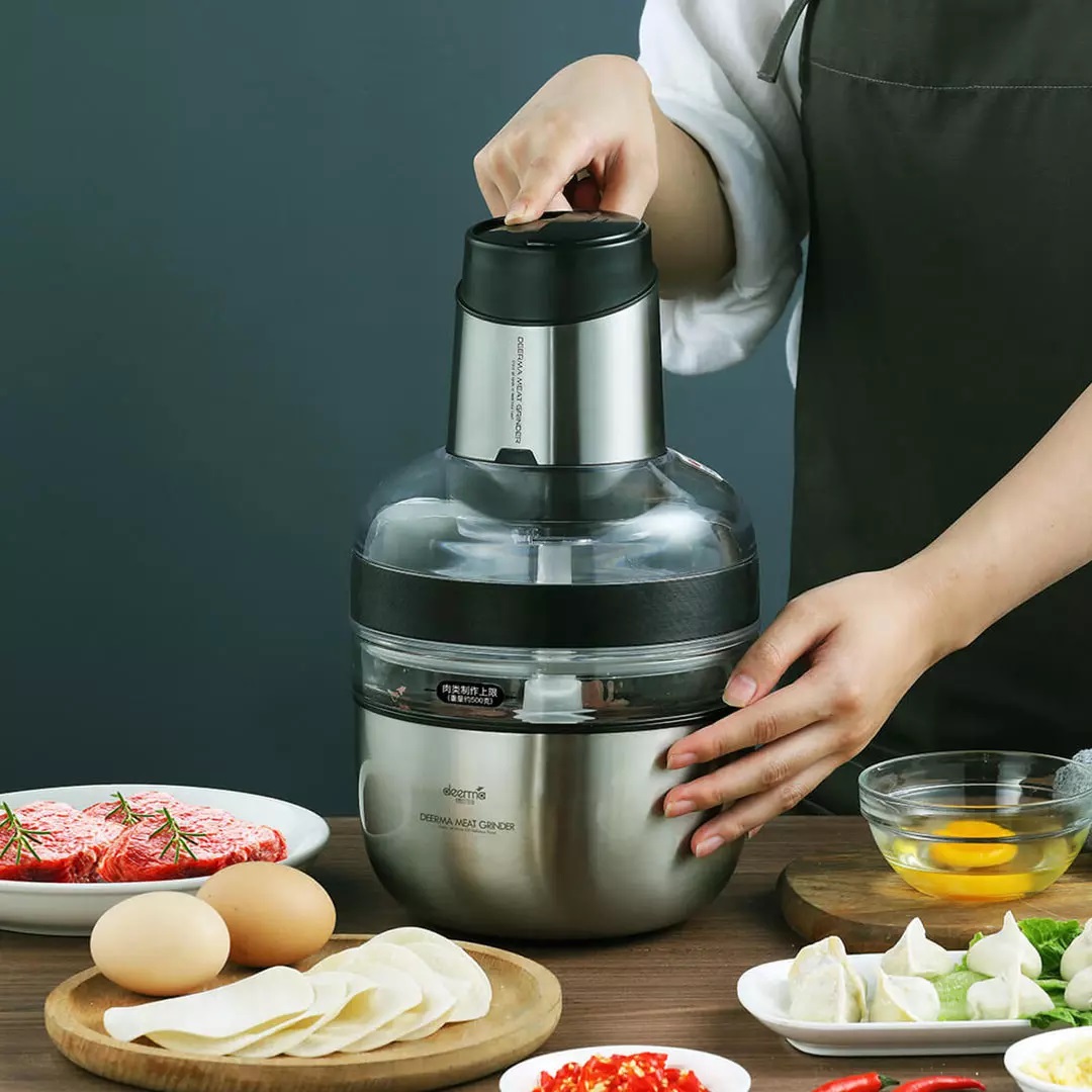 Máy xay thịt 1.8L inox Deerma DEM-JR01