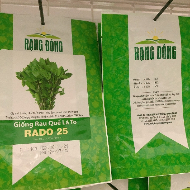 Hạt Giống Húng Quế Rado 25 (10g)