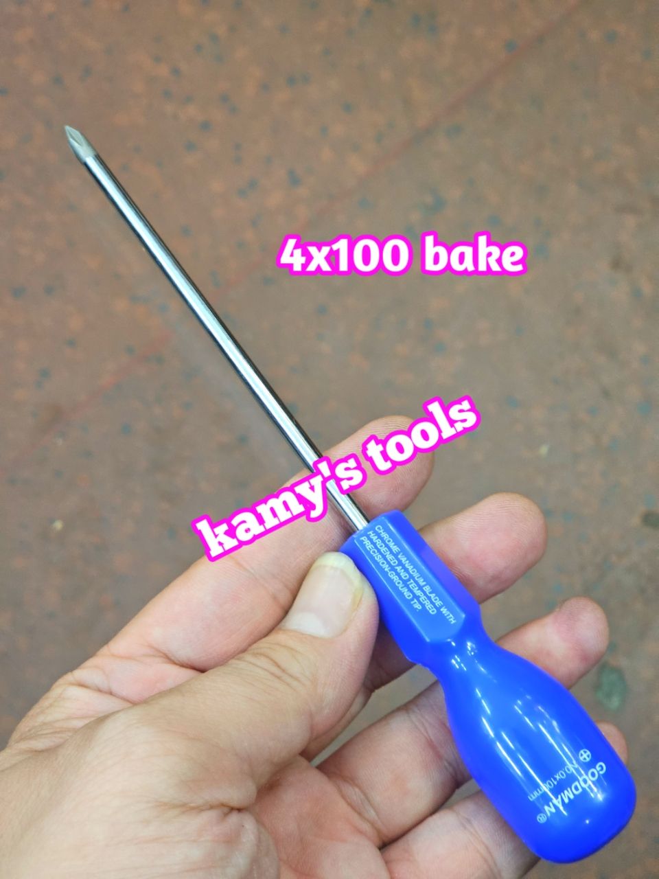 Tua Vít Goodman Bake Dẹp 4mm Taiwan (Tu Vít 4mm Tua Vít 4mm Tô Vít 4mm) lẻ từng cái