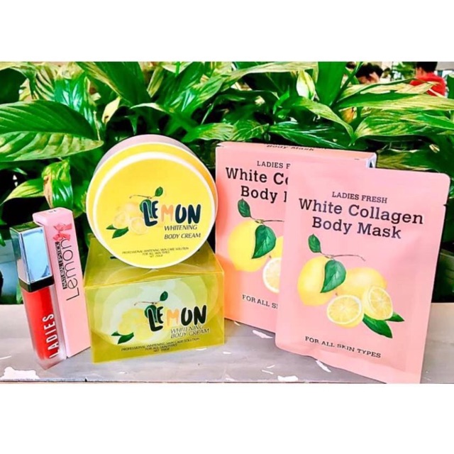 combo ủ trăng chanh và body lemom