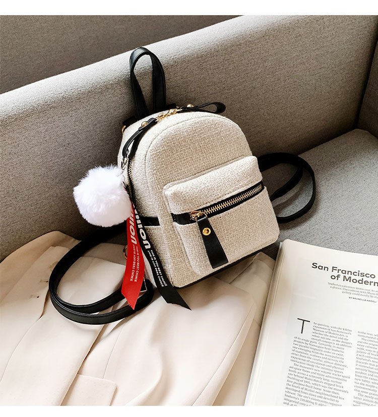 Balo mini cao cấp chất canvas xịn (Dây đeo được 2 kiểu balo hoặc đeo chéo)