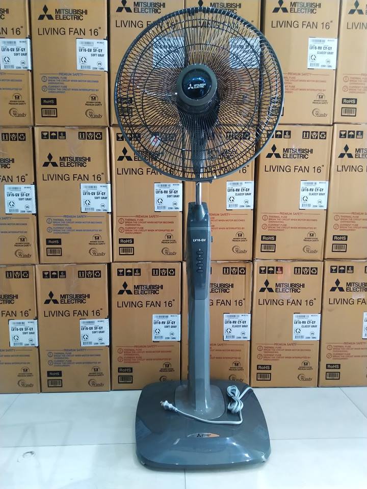 Quạt đứng Mitsubishi LV-16RA CF-GY (Xám Đậm)