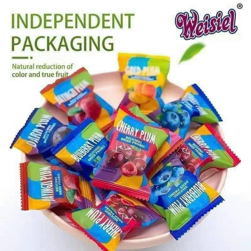 Ômai mix colorful plum đủ vị gói 408g kẹo ômai mix vị colorful plum