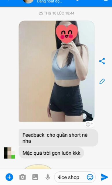 [HCM]Quần đùi tập gym cạp siêu cao( kèm ảnh khách)