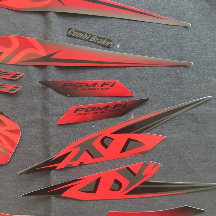 Tem AIRBLADE Thái 2011 3 lớp (MÀU ĐỎ)