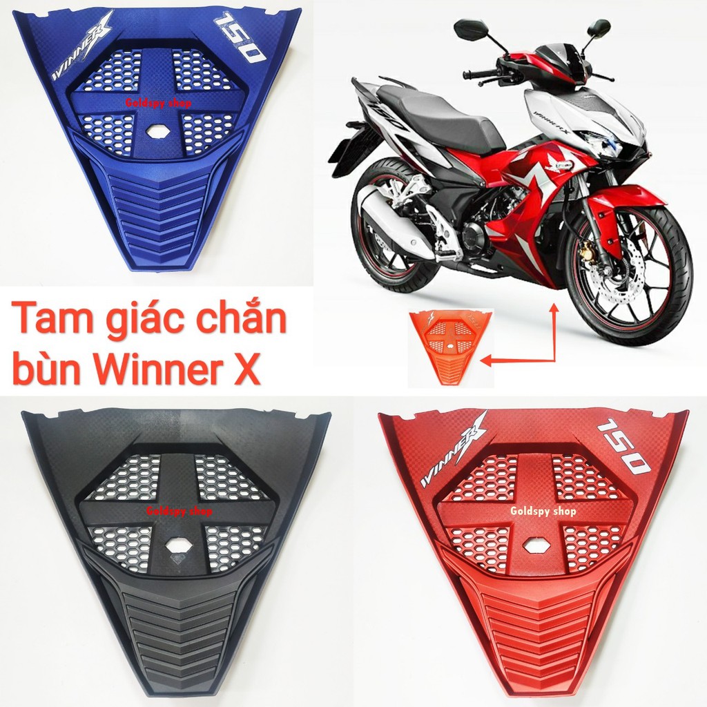 TAM GIÁC CHẮN BÙN CHO XE WINNER X NHỰA SƠN MÀU ĐẸP