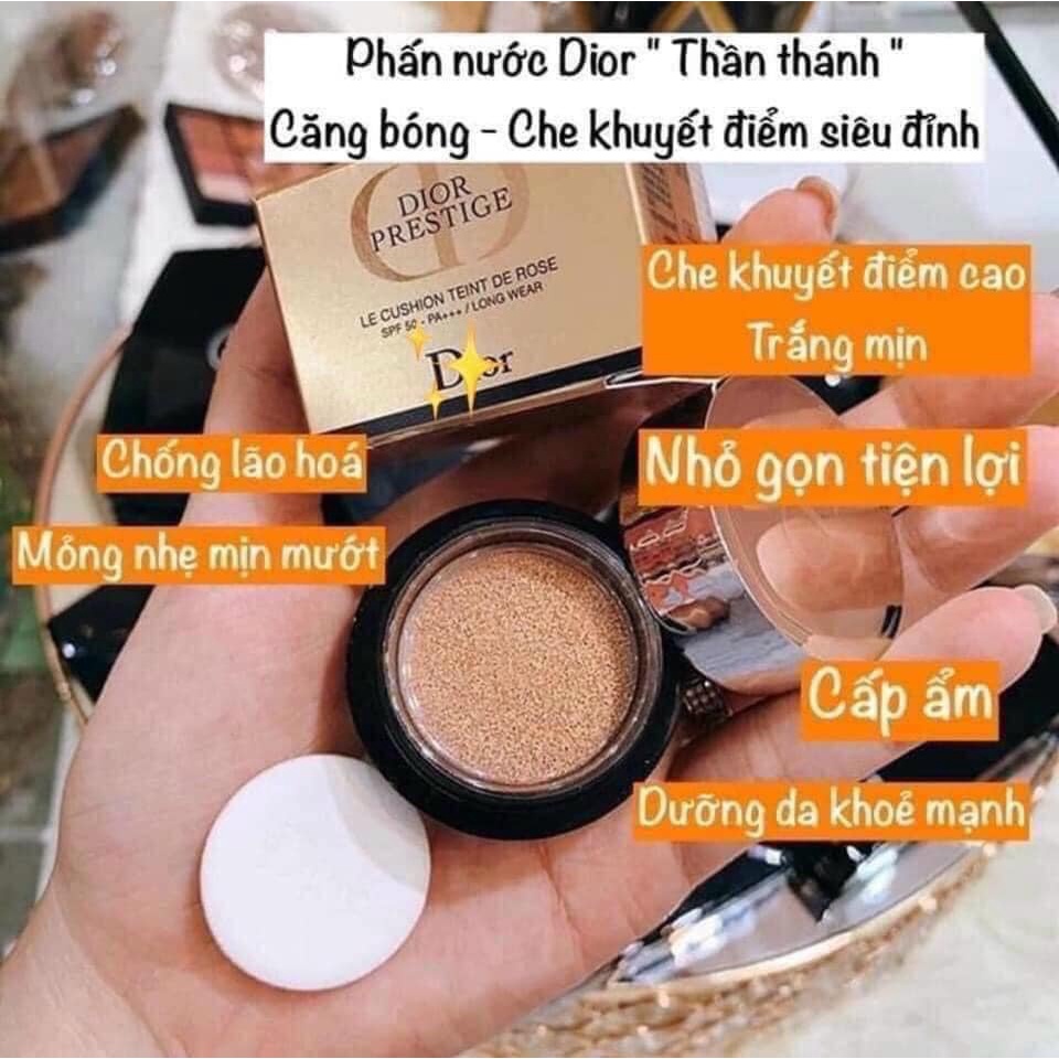 [TẶNG NẠ NHAU][CHÍNH HÃNG]PHẤN NƯỚC CUSHION DIOR PRESTIGE MINI 4g