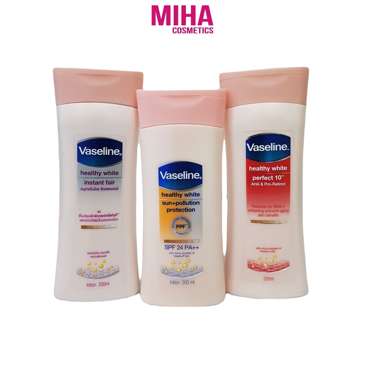 Sữa dưỡng thể dưỡng ẩm sáng da vaseline 200ml