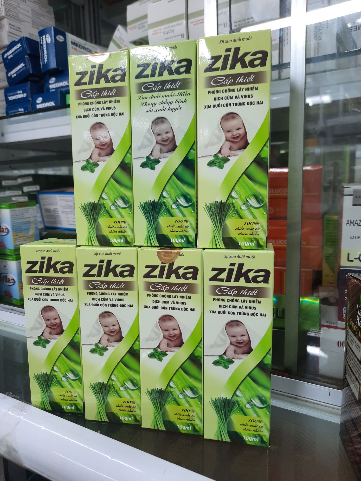 XỊT ĐUỔI MUỖI ,CÔN TRÙNG ZIKA