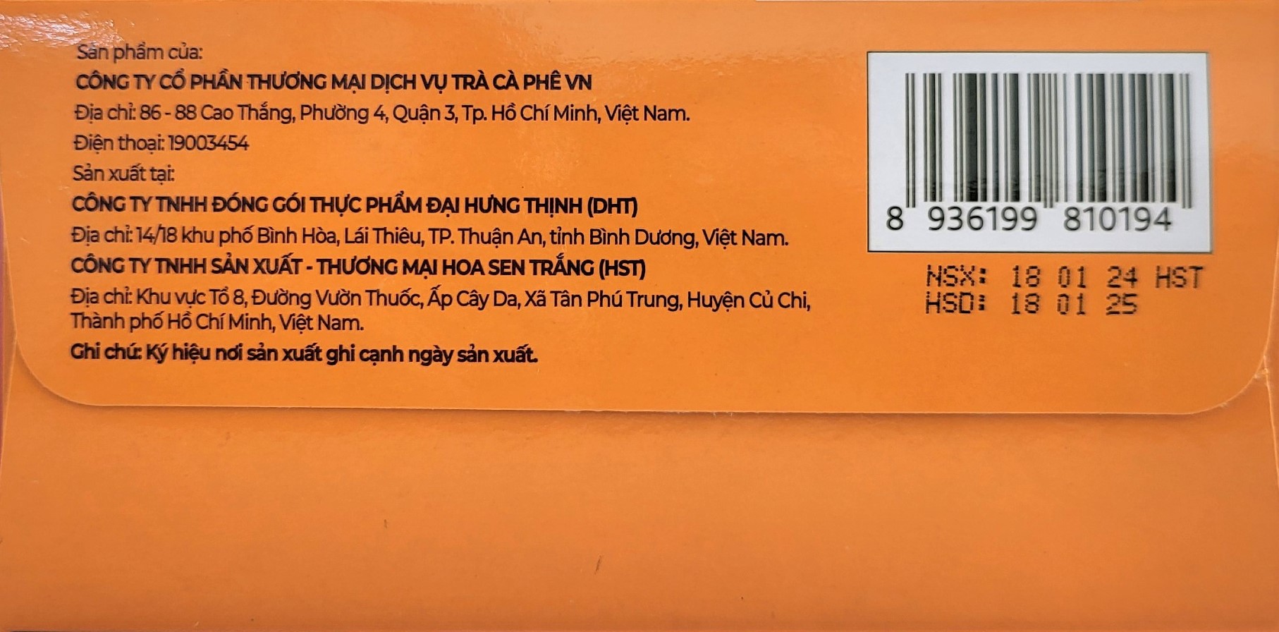 HỘP ĐỎ (THE COFFEE HOUSE 288g / 18 gói) CÀ PHÊ 3 IN 1 ĐẬM VỊ VIỆT Instant Coffee