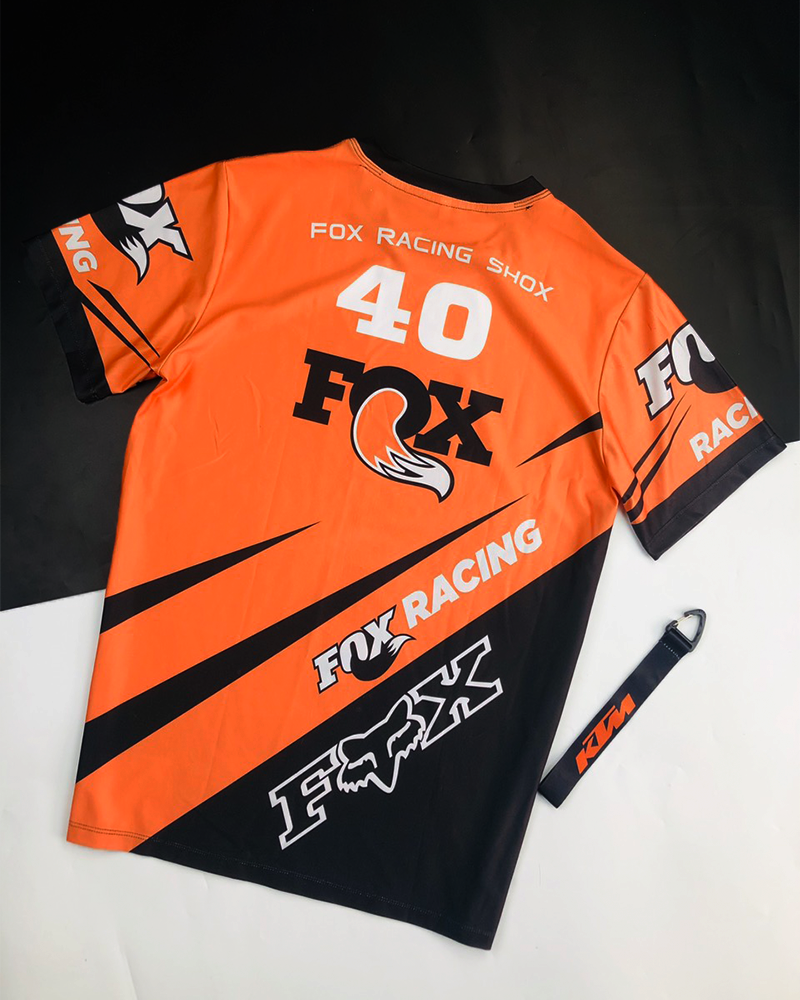 Áo thun xe máy FOX RACING CAM ngắn tay