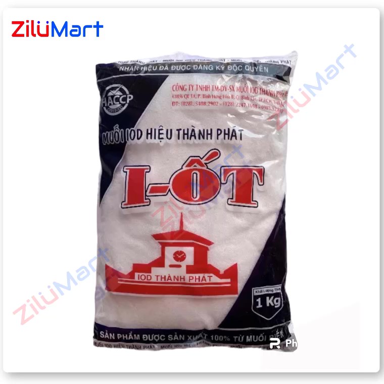 Muối I-ốt Thành Phát loại 1kg