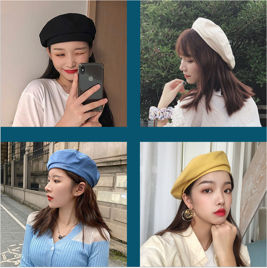 Mũ NỒI NỮ MACGINI COTTON MỀM cao cấp kiểu dáng basic Hàn Quốc