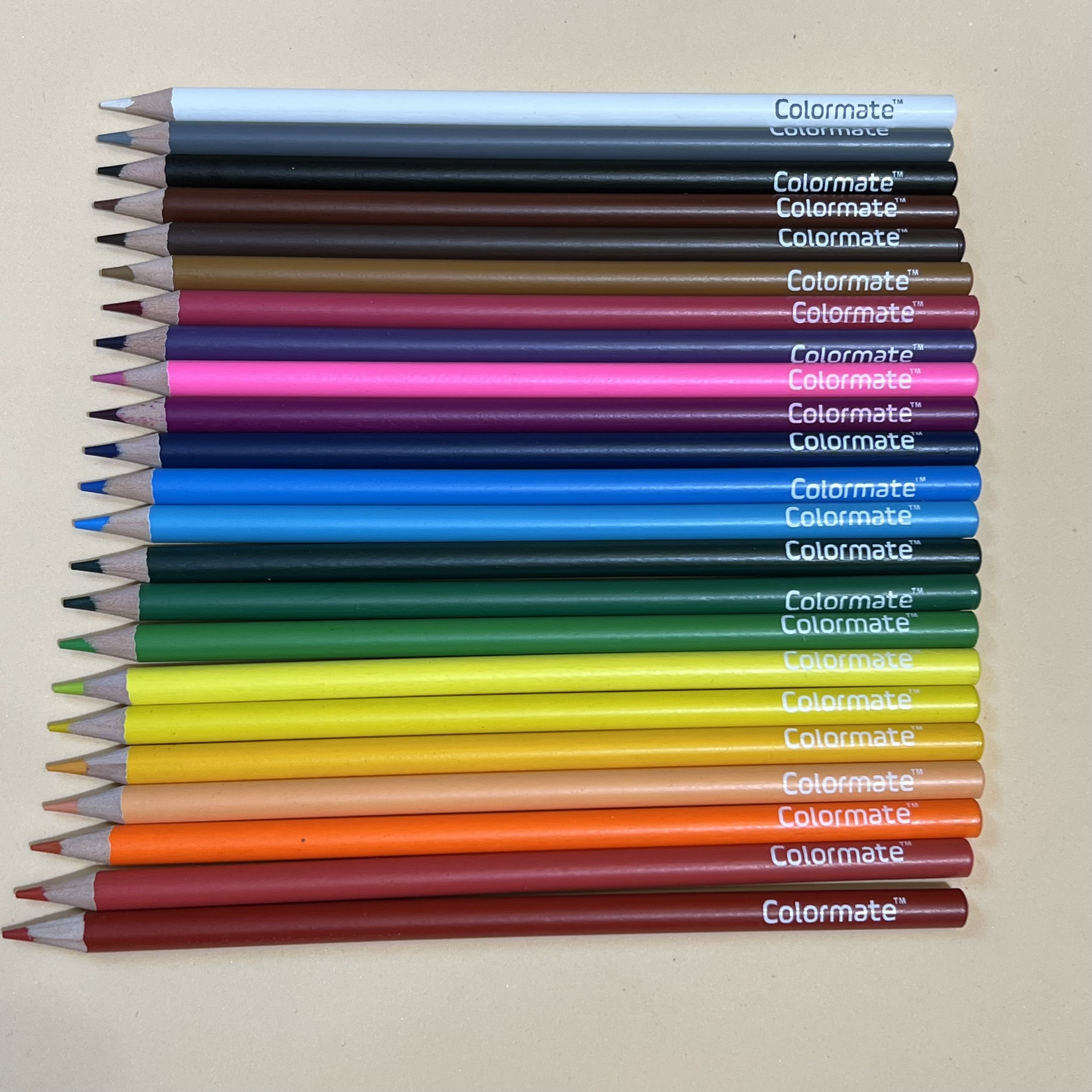 BÚT CHÌ MÀU NHIỀU MÀU THÂN GỖ CAO CẤP COLORMATE