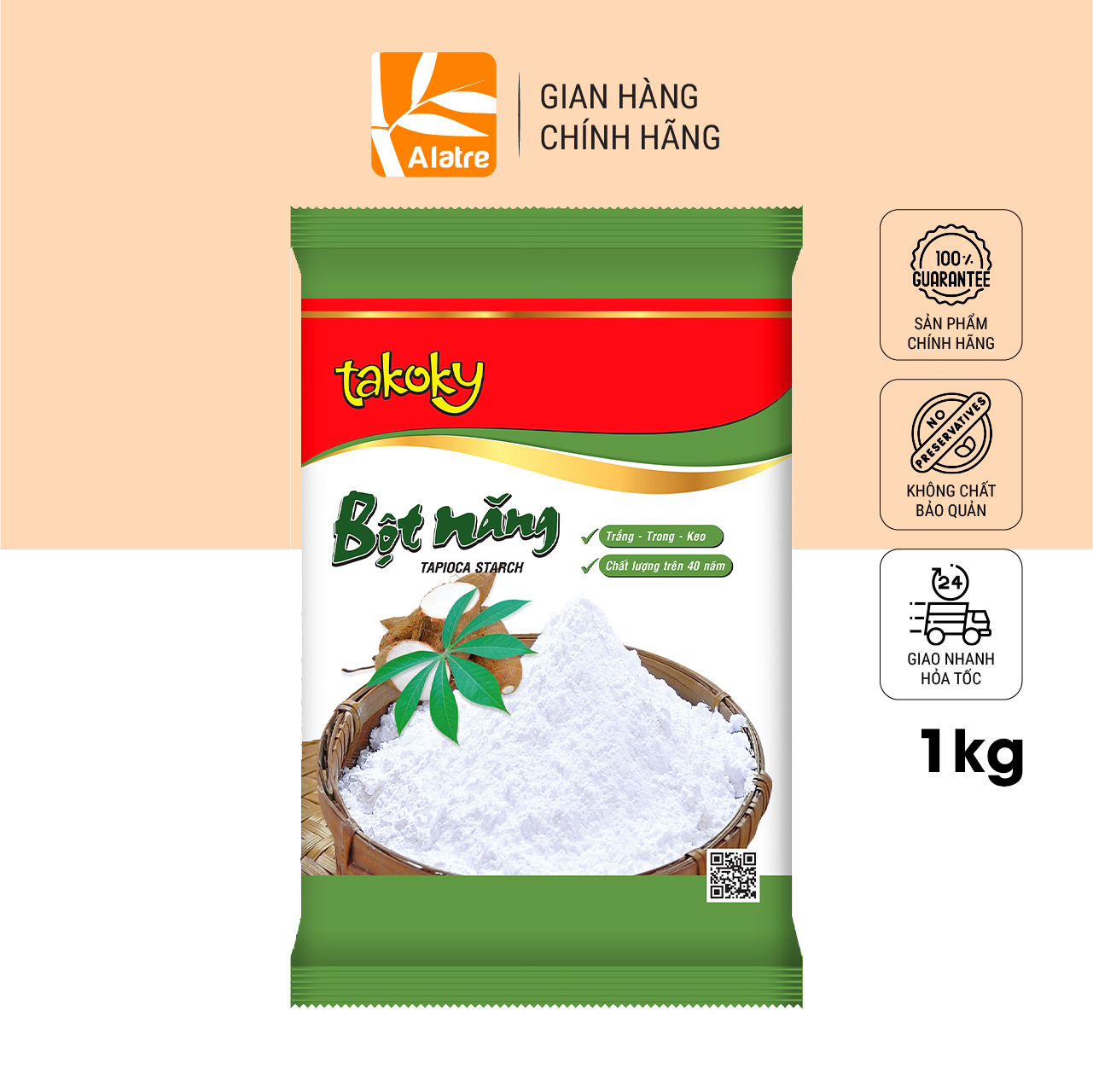 Bột năng Takoky gói 1kg