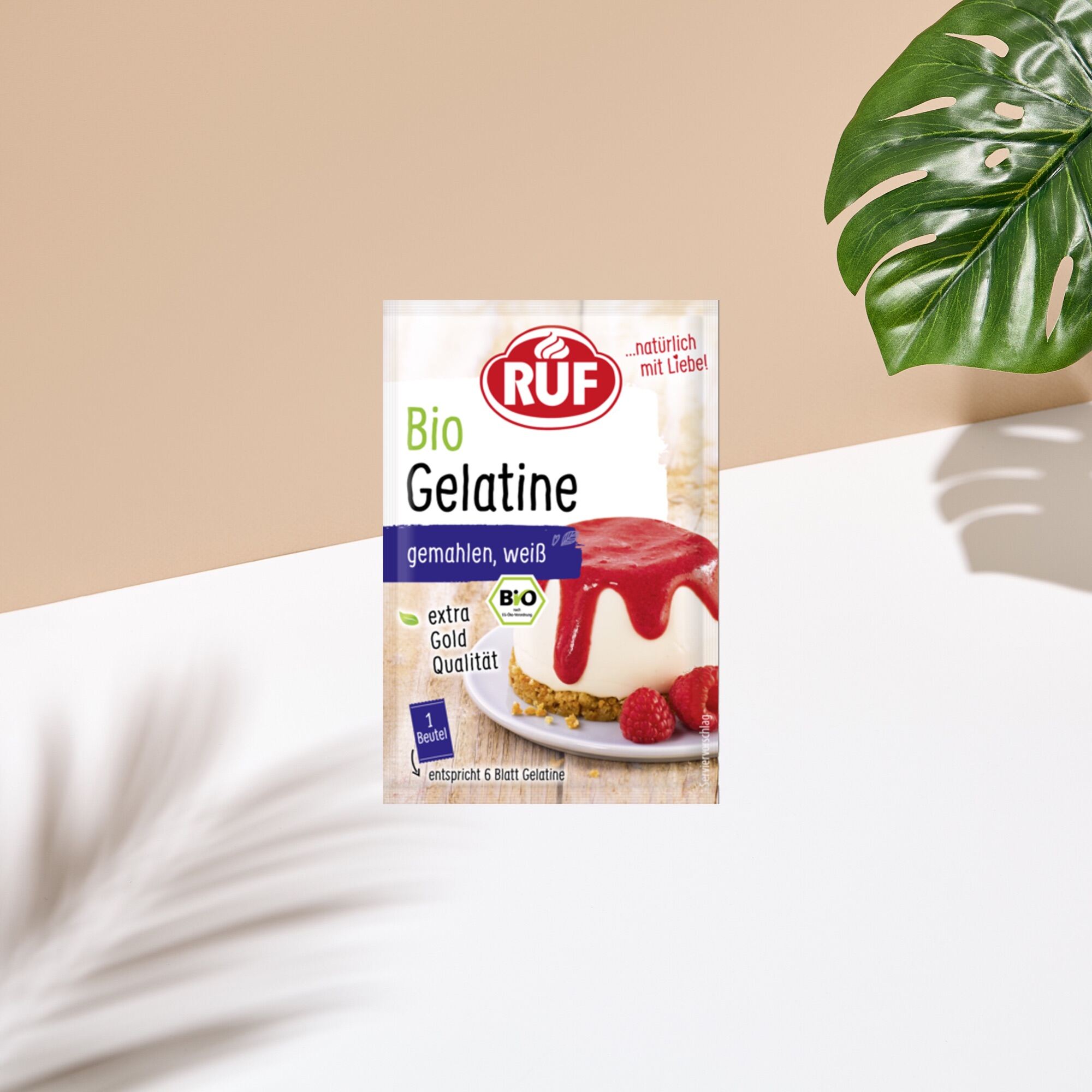 Bột gelatine hữu cơ - bio gelatine ruf 9g chuẩn đức