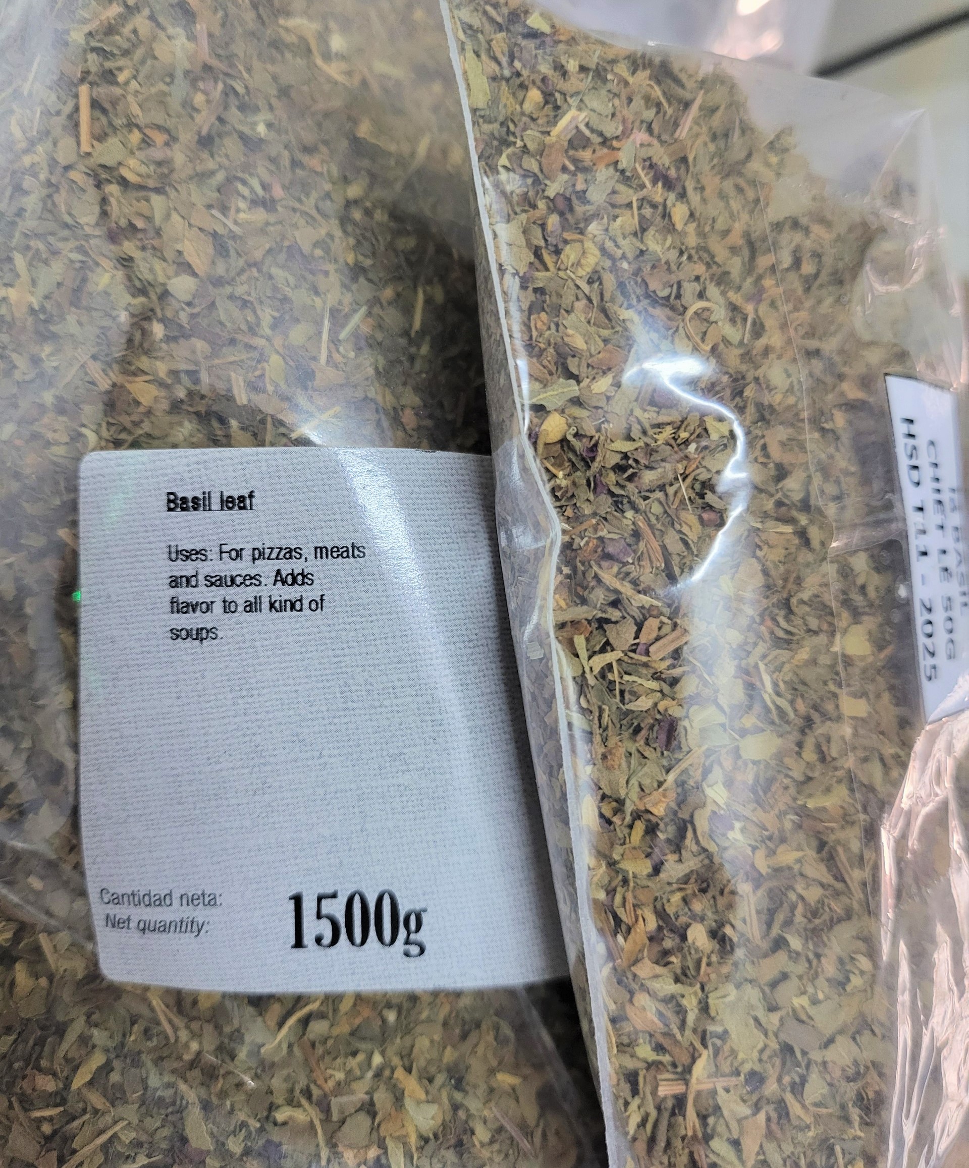 [Túi Zip 50g] LÁ HÚNG QUẾ KHÔ Basil Leaf