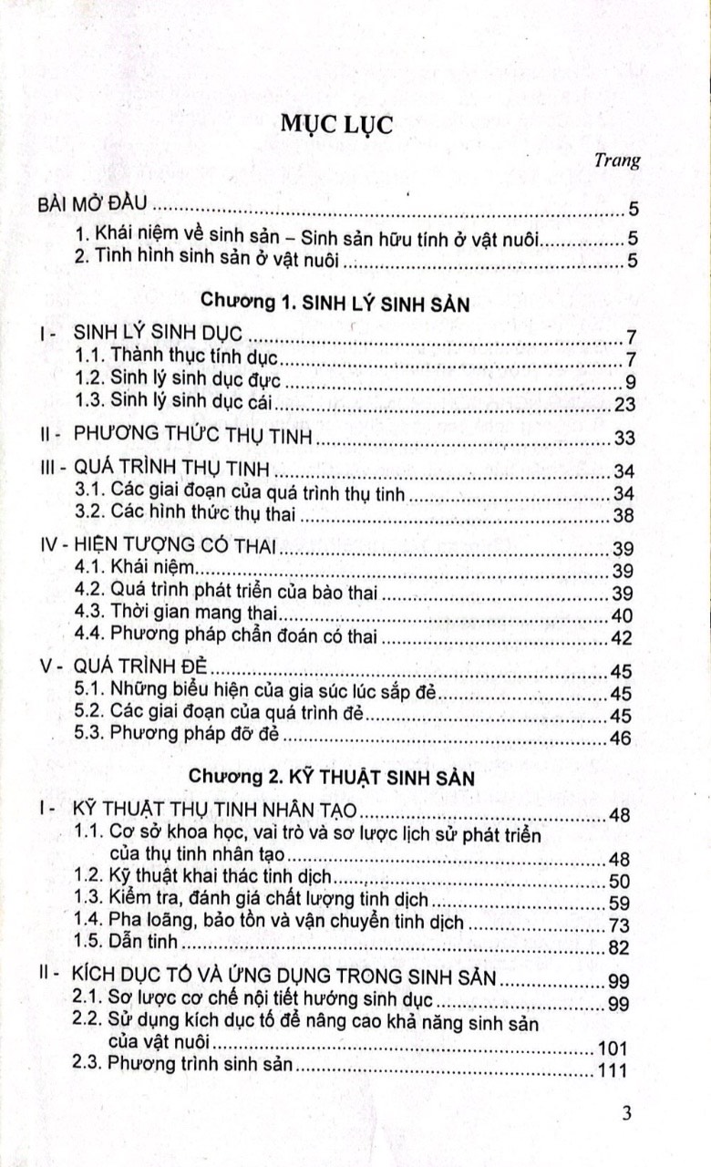 Sách - Sinh Sản Vật Nuôi