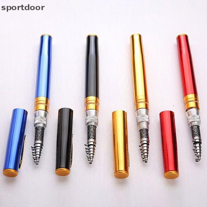 Cần câu cá mini hình cây bút gấp gọn bỏ túi