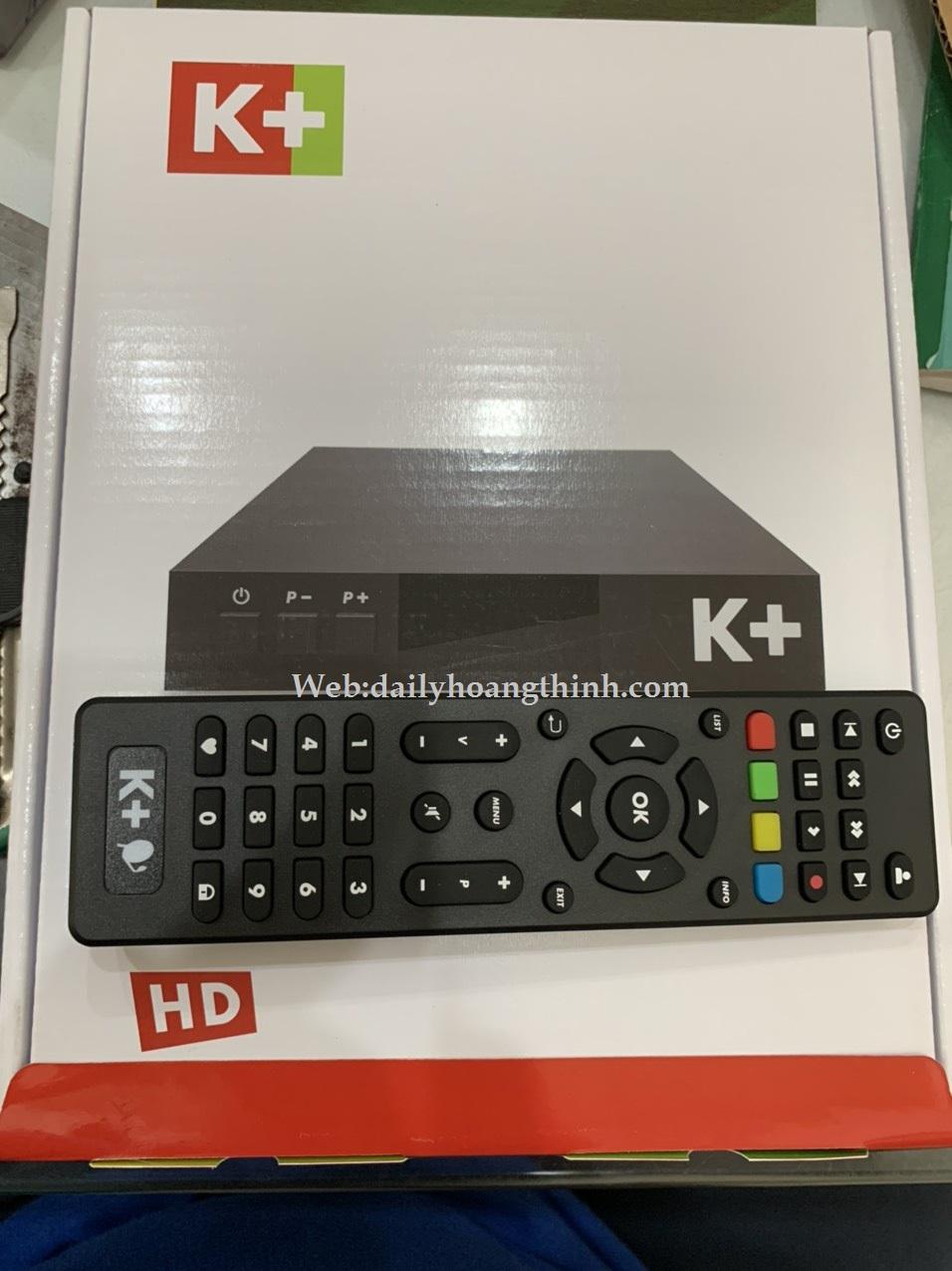 [HCM]Điều khiển-Remote Đầu thu K+ HD Chảo mẫu mới nhất 2019