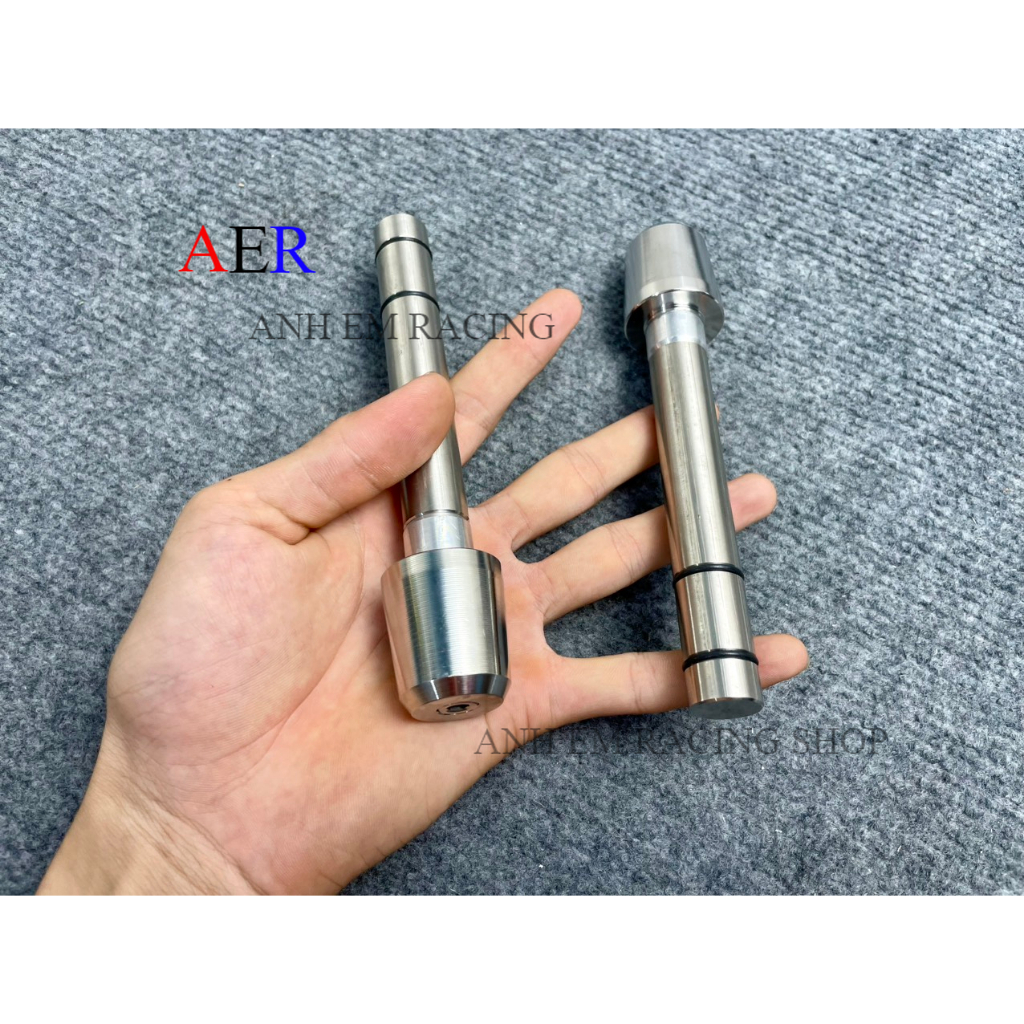 Gù nặng inox kiểu sh chống run tay lái đặc nguyên khối cây inox chống rung tay lái