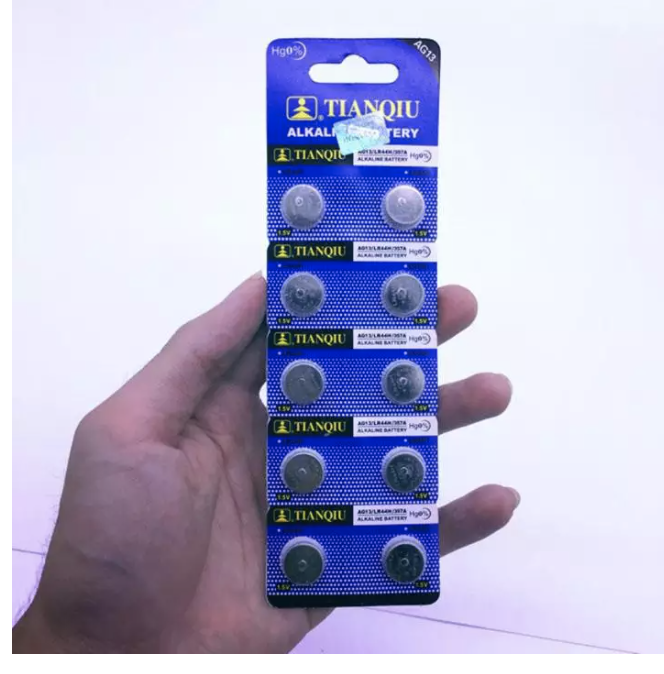 Vỉ pin AG13 - LR44 - Vỉ 10 viên